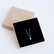 Delilah silver cross necklace