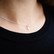 Delilah silver cross necklace