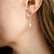 Delilah silver chain earrings