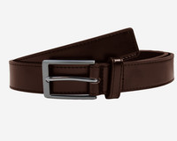 Miesten Ruskea Nahkavyä 30mm 115cm - 130cm