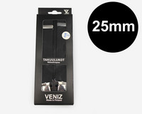 Henkseli 25mm Musta lahjalaatikossa