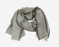 Harmaa Huivi Herringbone
