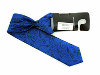 VENIZ 30cm Lasten sininen paisley solmio