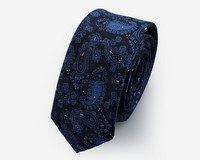 VENIZ 50mm sininen kashmir kuvioitu solmio