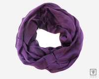 Violetti Viskoosi tuubihuivi