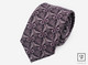 Lila kuviollinen solmio 70mm