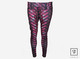 Pinkit ruudulliset leggingsit