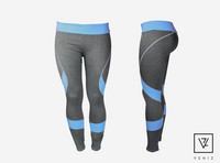 Turkoosiharmaat Active leggingsit