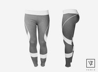 Valkoharmaat Active leggingsit