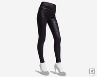 Mustat pitsivuori leggingsit