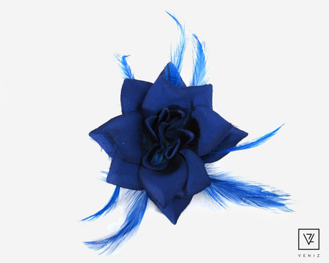 Sininen Ruusu höyhenillä