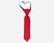 VENIZ 30cm Lasten Punainen solmio