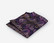 VENIZ Violetti paisley kuvioitu taskuliina