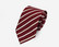 VENIZ 90mm Viinipunainen Raita solmio