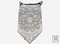 Harmaa Huivimaski bandana kuosi 2kpl