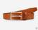 Caramel ruskea nahkavyö 30mm