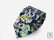 Sininen Kukka solmio 70mm
