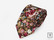 Ruskea-punainen Kukka solmio 70mm