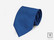 Sininen punospilkullinen solmio 90mm