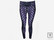 Lilat ruudulliset leggingsit