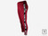 Viininpunaiset NO LIMITS leggingsit