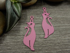 Kissariipus, 27x9mm, pinkki, 1kpl