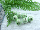 Heijastava helmi, 8mm, limevihreä, 1kpl