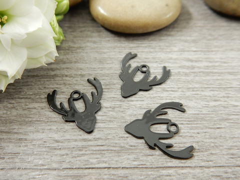 Peurariipus, 12x13mm, musta, 1kpl