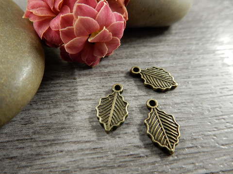 Lehtiriipus, 6x10mm, pronssi, 1kpl