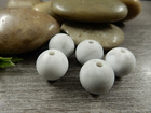Silikonihelmi marmori, 12mm, harmaa, 1kpl