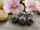 Metallihelmi filigraani, 10mm, gunmetal, 10kpl