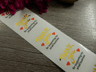 Thank you  for supporting tarra, 25mm, kirkas, 10kpl