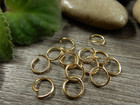 Välirengas, 7x0.8mm, avattava, rst vaaleakulta, 10kpl