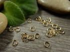 Välirengas, 4x0.6mm, avattava, rst vaaleakulta, 10kpl