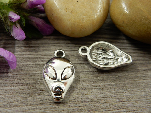 Alienriipus, 19x11mm, kromi, 1kpl