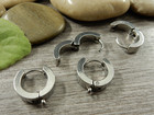 Korvakorurengas lenkillä, 15x13x4mm, rst, 1pari