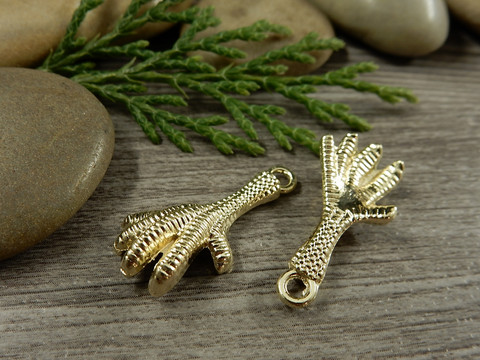 Koipiriipus, 27x13mm, vaaleakulta, 1kpl