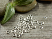 Välirengas, 3x0.5mm, avattava, kirkashopea, 100kpl