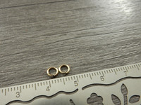 Välirengas, 4x0.7mm, avattava, vaaleakulta, 100kpl