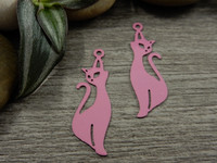 Kissariipus, 27x9mm, pinkki, 1kpl