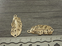 Sulkariipus/linkki, 27x12mm, vaaleakulta, 1kpl