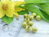 Heijastava helmi, 6mm, vaaleankeltainen, 1kpl