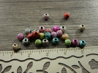 Akryylihelmi stardust, 4mm, mixsetti, 50kpl