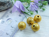 Heijastava helmi, 10mm, keltainen, 1kpl