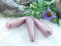 Heijastava helmi, 30x10mm, vaaleanpunainen, 1kpl