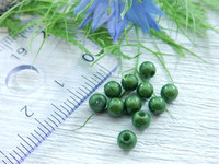 Heijastava helmi, 4mm, vihreä, 1kpl