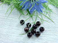 Heijastava helmi, 4mm, tumman ruskea, 1kpl