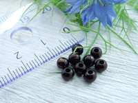 Heijastava helmi, 4mm, tumman ruskea, 1kpl