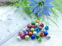 Heijastava helmi, 4mm, mixsetti, 50kpl