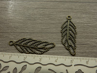 Lehtiriipus, 32x12mm, pronssi, 1kpl
